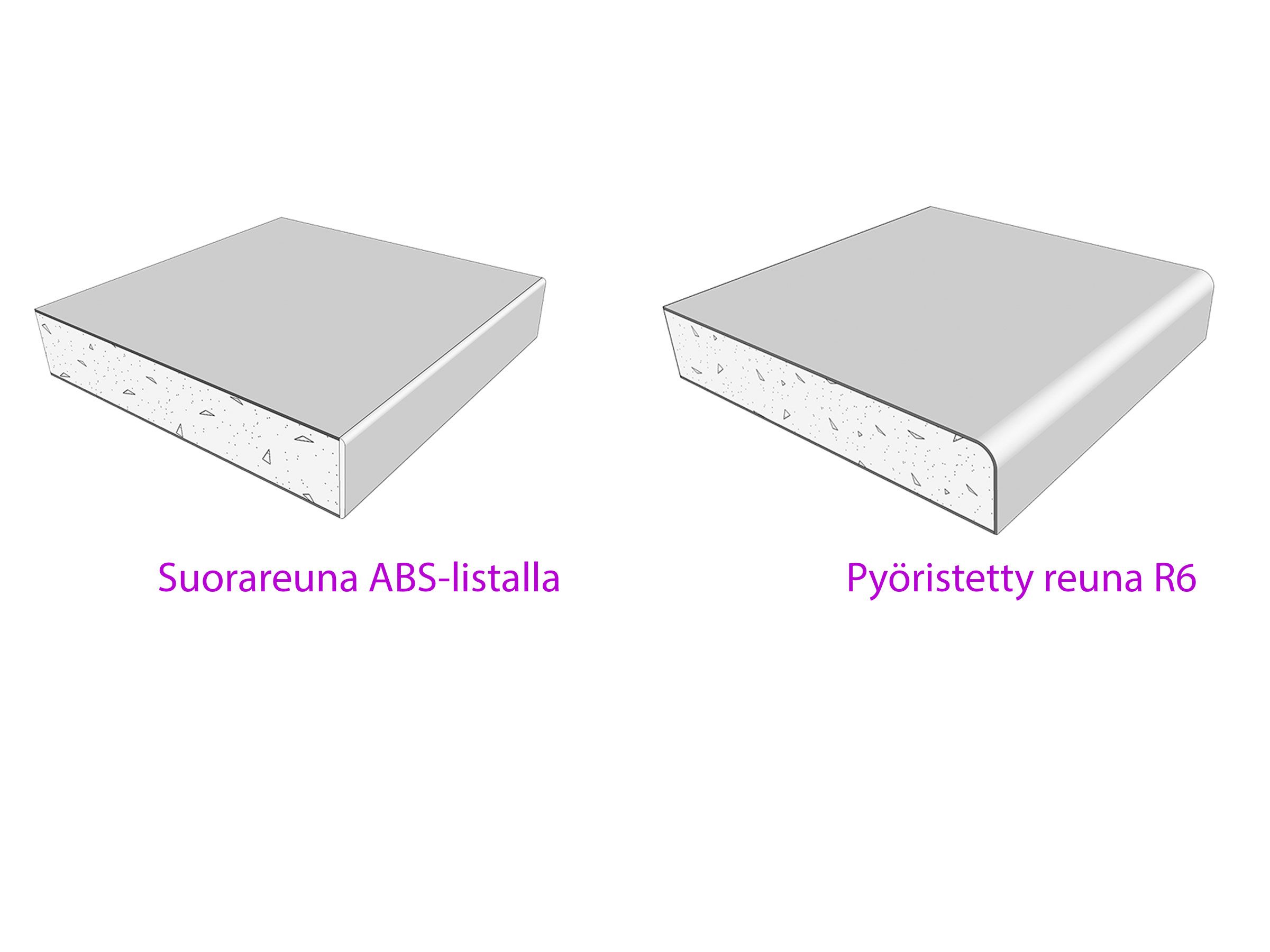 Laminaattitaso VALKEA VÄRE - 30mm - mittojen mukaan - Image 2