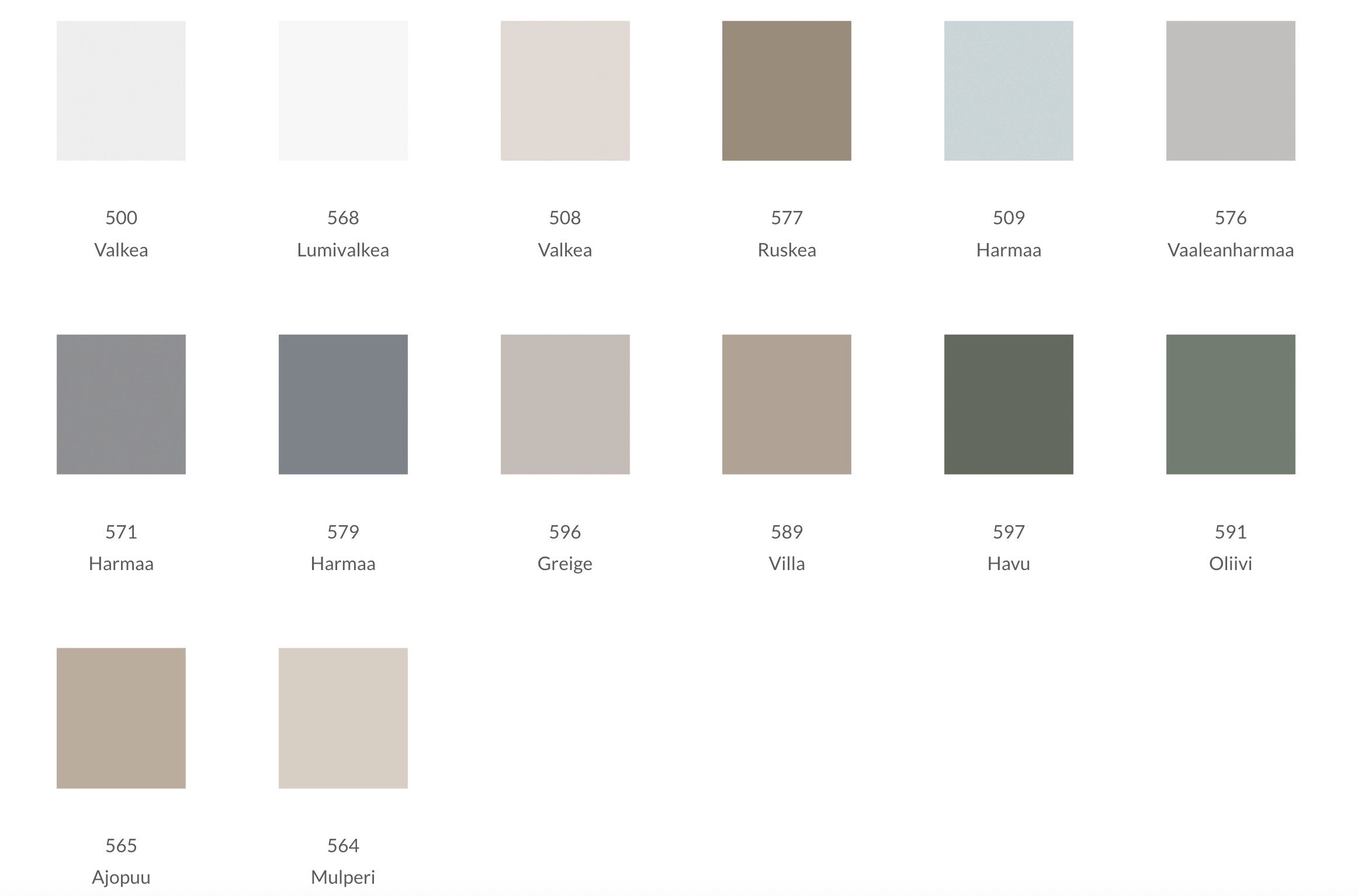 Laatikon ovilevy SAARI - Maalattu MDF - monta väriä - korkeudet 80 - 350mm - Image 2